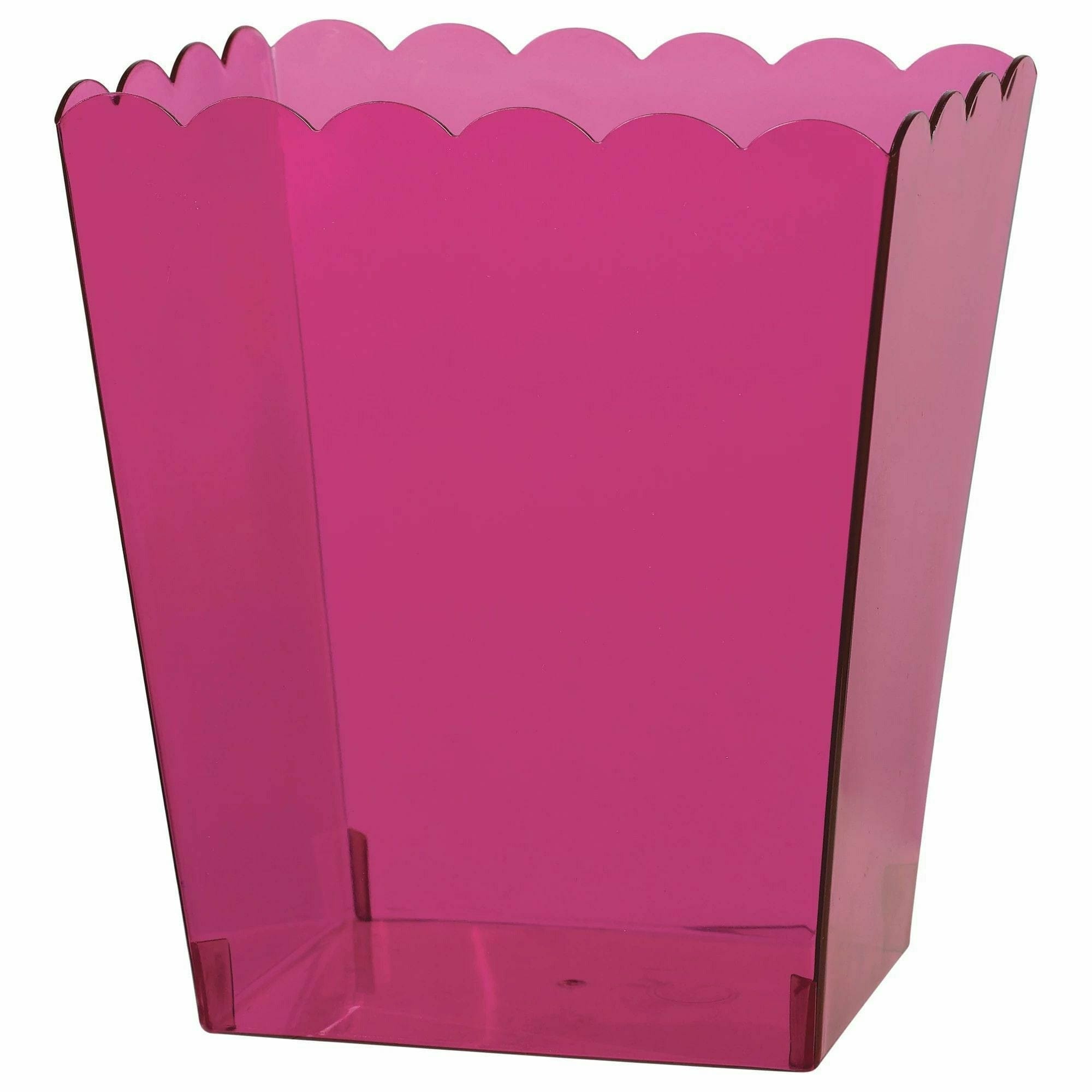 Amscan BASIC Medium Scalloped Container Bright Pink