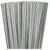 Amscan BASIC Metallic Silver Paper Straws 24ct