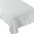 Amscan BASIC Metallic Tablecloth, 60" x 84" - White/Silver