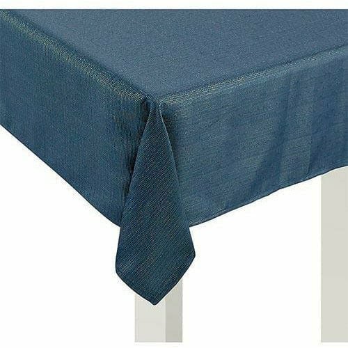 Amscan BASIC Metallic Teal Fabric Tablecloth