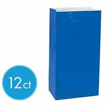 Amscan BASIC Mini Royal Blue Paper Treat Bags 12ct