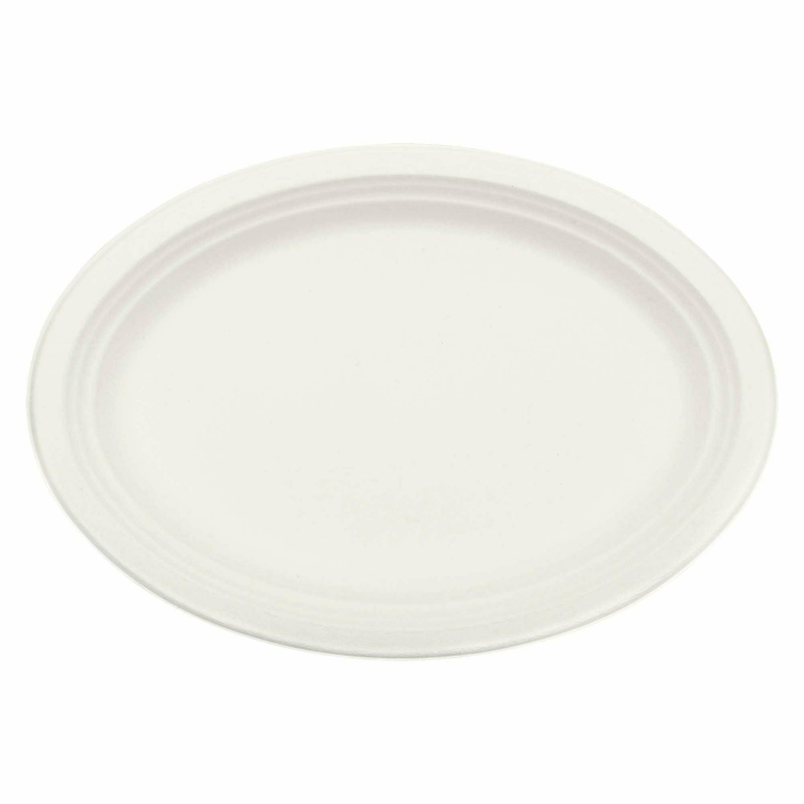 Amscan BASIC Natural Sugar Cane White Platter