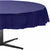Amscan BASIC Navy Blue Plastic Round Table Cover 84in
