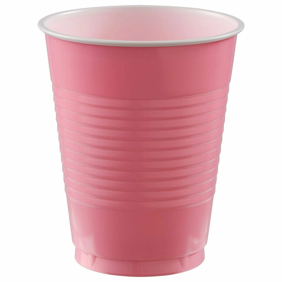 Amscan BASIC New Pink - 18 oz. Plastic Cups, 50 Ct.