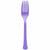 Amscan BASIC New Purple - Boxed, Heavy Weight Forks, High Ct.
