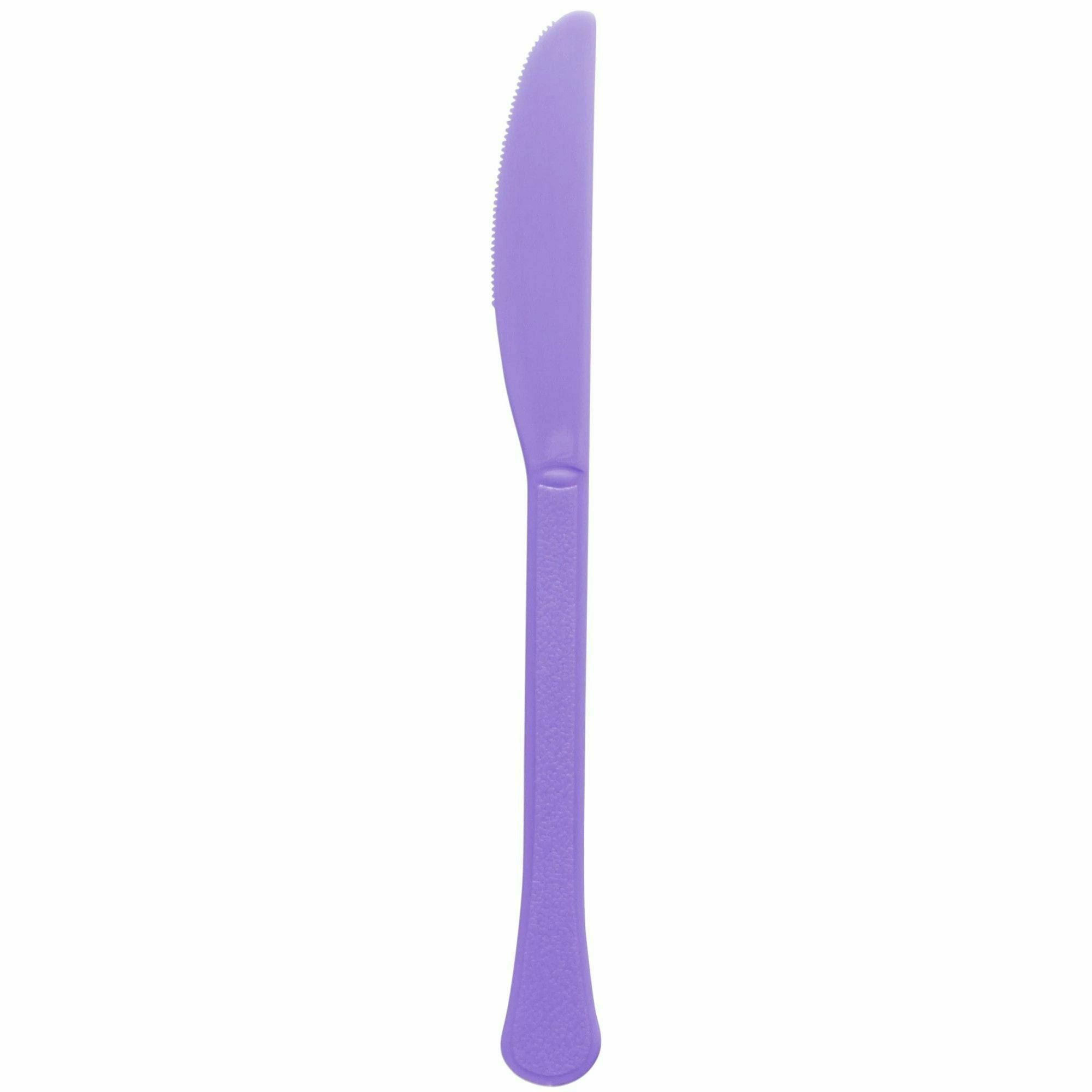 Amscan BASIC New Purple - Boxed, Heavy Weight Knives, High Ct.
