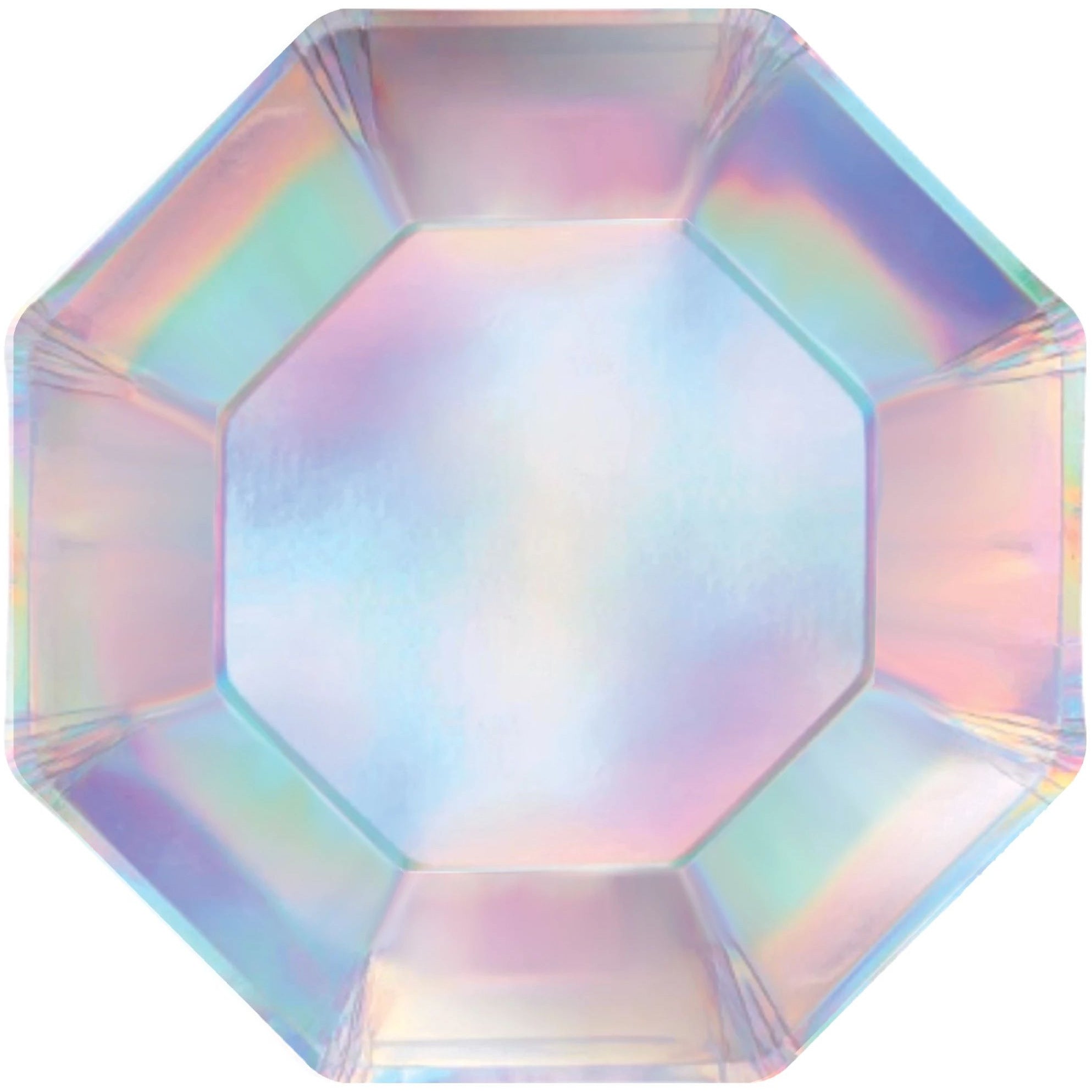Amscan BASIC Opalescent 10" Octagon Plates