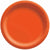 Amscan BASIC Orange Peel - 8 1/2" Round Paper Plates, 50 Ct.