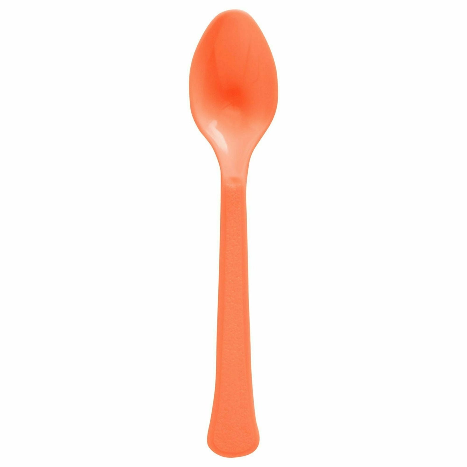 Amscan BASIC Orange Peel - Boxed, Heavy Weight Spoons, 20 Ct.