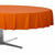 Amscan BASIC Orange Plastic Round Table Cover 84in
