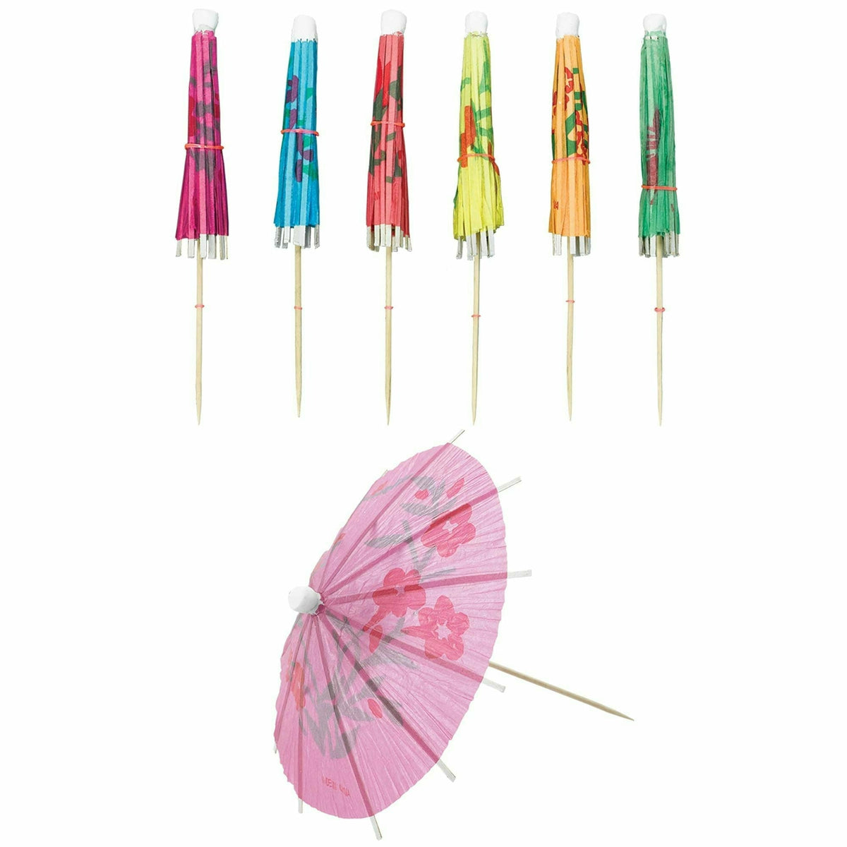 Amscan BASIC Parasol Drink Picks