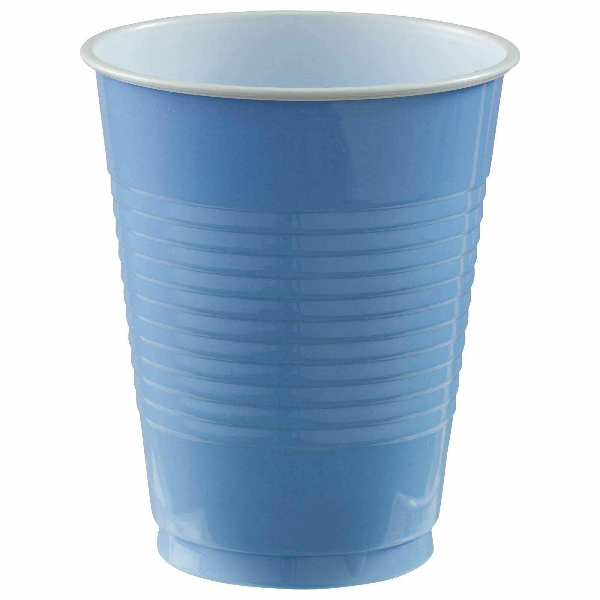 Amscan BASIC Pastel Blue - 18 oz. Plastic Cups, 50 Ct.
