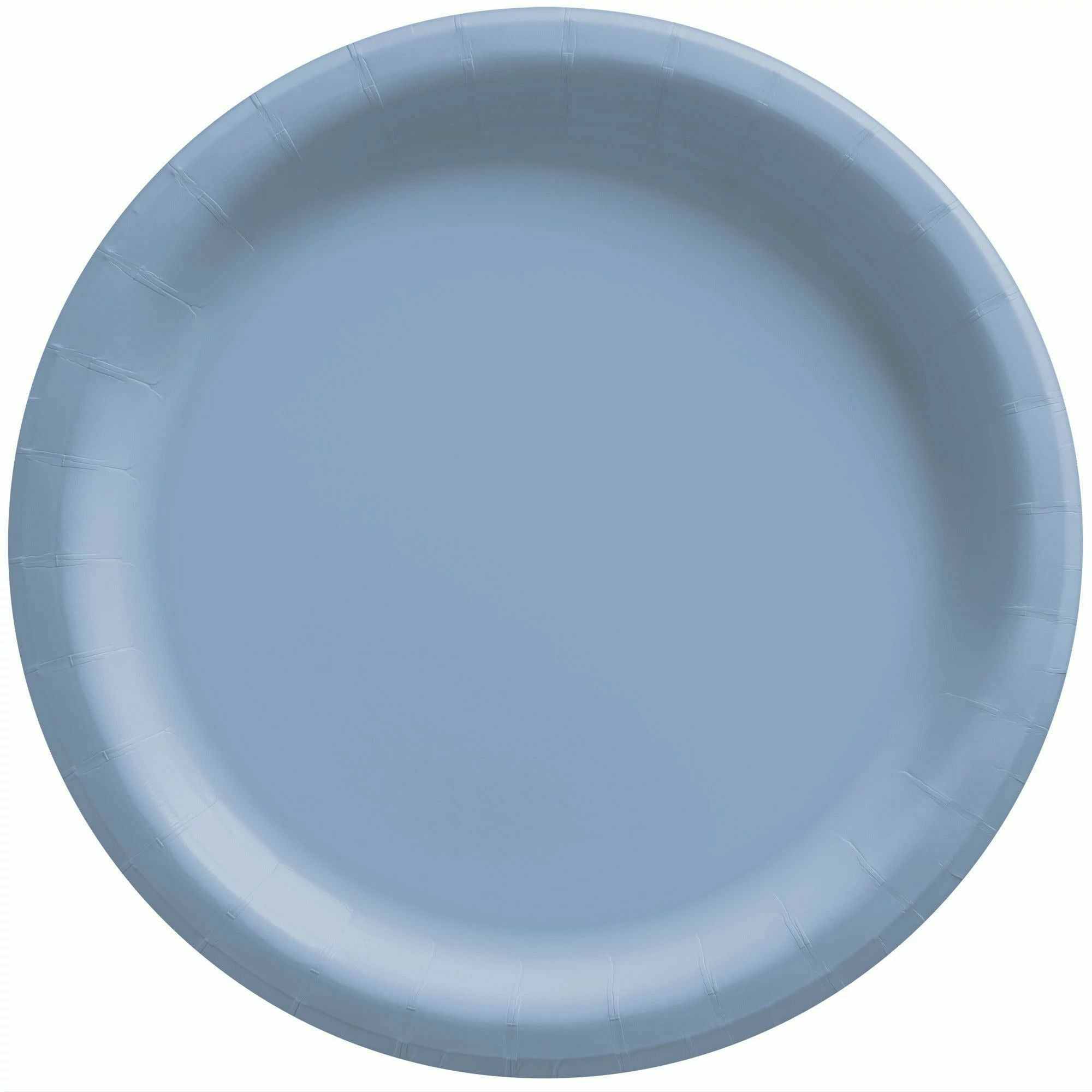 Amscan BASIC Pastel Blue - 6 3/4" Round Paper Plates, 20 Ct.