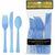 Amscan BASIC Pastel Blue Premium Heavy Weight Assorted Cutlery