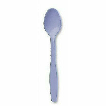 Amscan BASIC Pastel Blue Premium Spoons 24ct