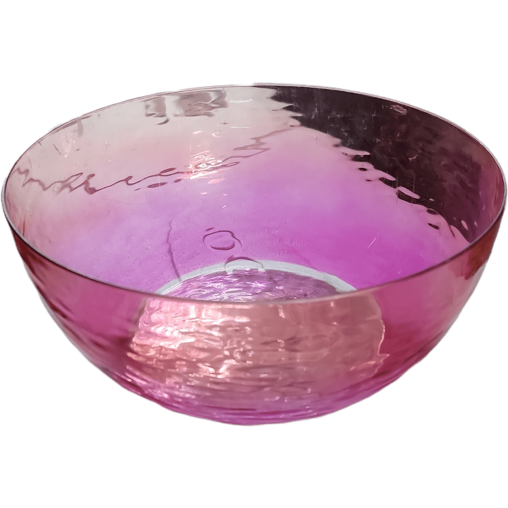 Amscan BASIC Pink Hammered Bowl