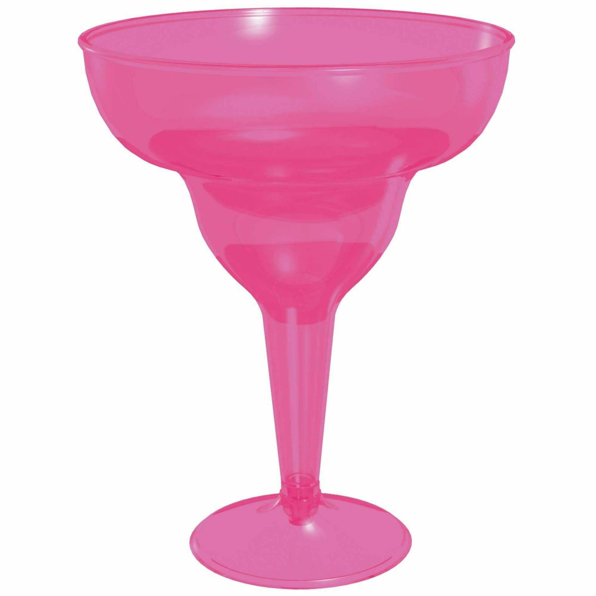 Amscan BASIC Pink Margarita Glasses