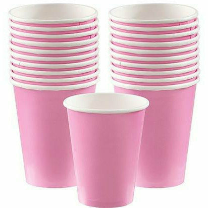 Amscan BASIC Pink Paper Cups 20ct