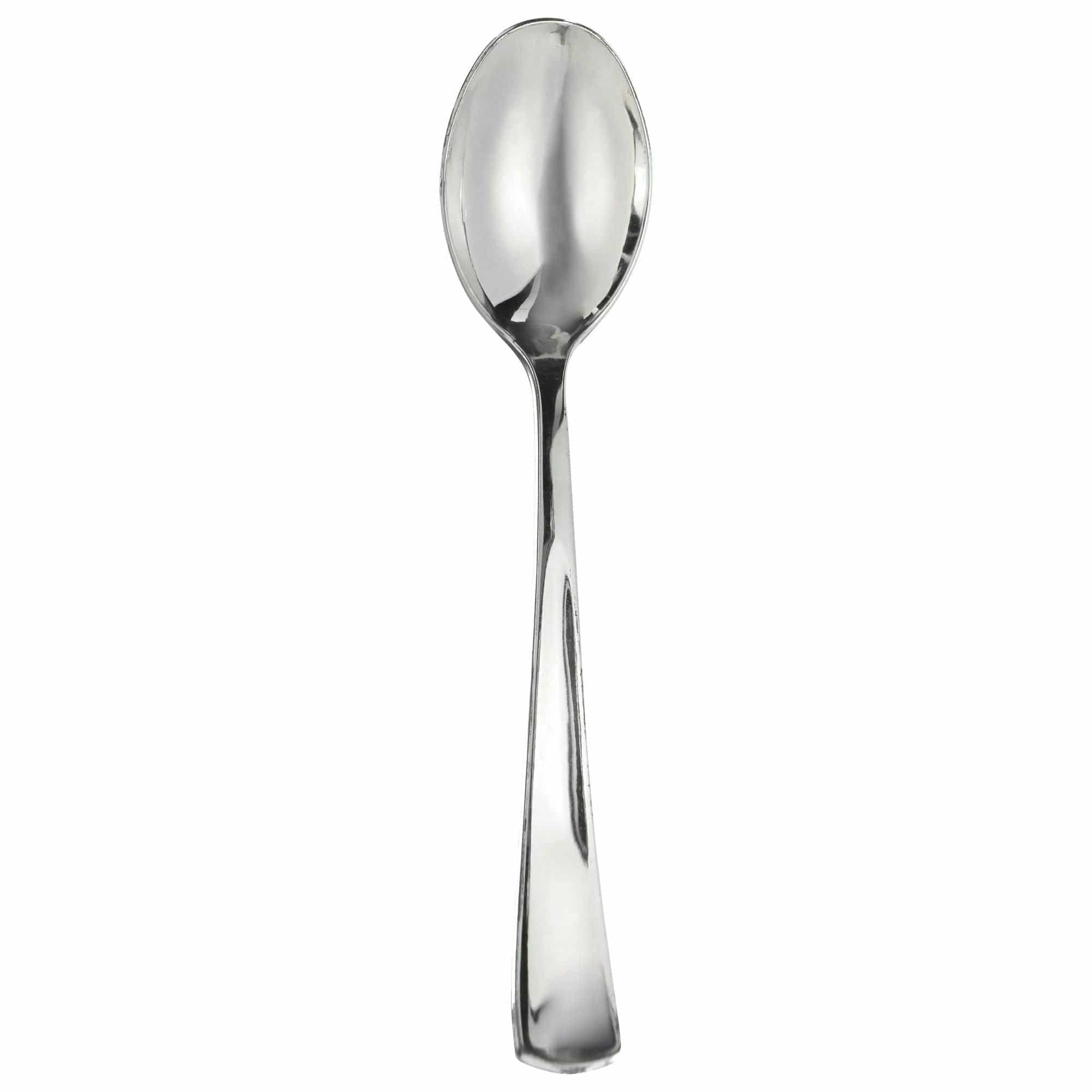 Amscan BASIC Premium Metallic Spoon - Silver
