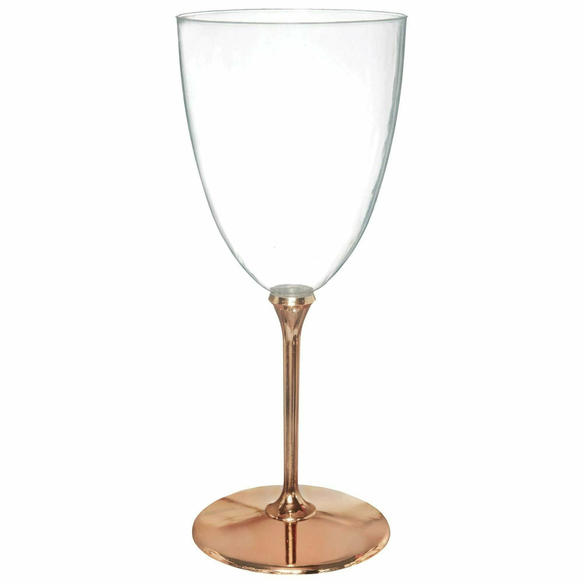 Amscan BASIC Premium Stem Wine - Rose Gold