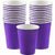 Amscan BASIC Purple Paper Cups 20ct