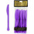 Amscan BASIC Purple Premium Plastic Knives 20ct