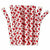 Amscan BASIC Red Diamond Flexible Paper Straws 24ct