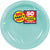 Amscan BASIC Robin's Egg Blue - 10" Round Plastic Plates - 50 Count