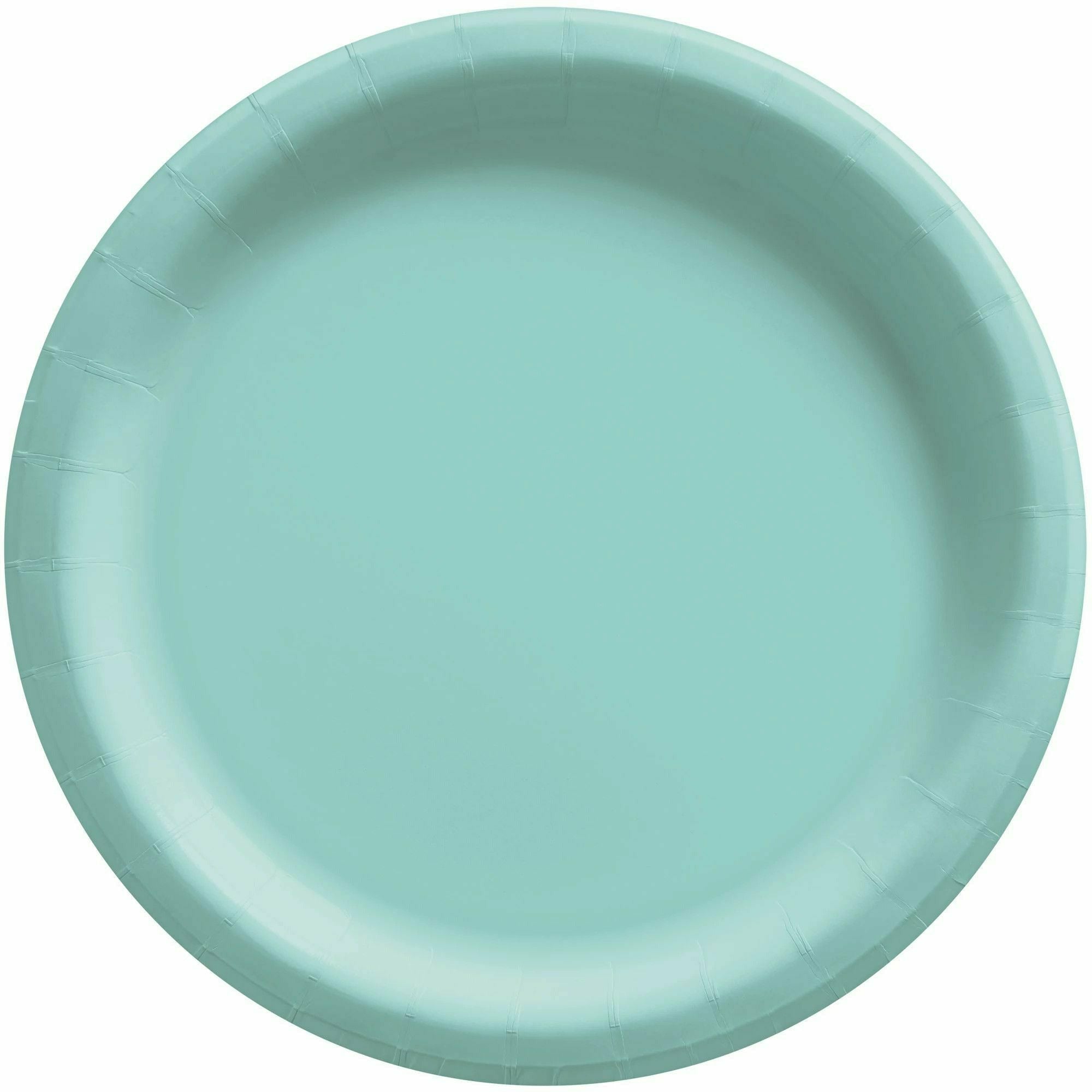 Amscan BASIC Robin's Egg Blue - 6 3/4" Round Paper Plates, 20 Ct.