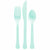 Amscan BASIC Robin's Egg Blue - Boxed, Heavy Weight Cutlery Asst., 80 Ct.