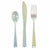 Amscan BASIC Shimmering Party Premium Plastic Cutlery Set