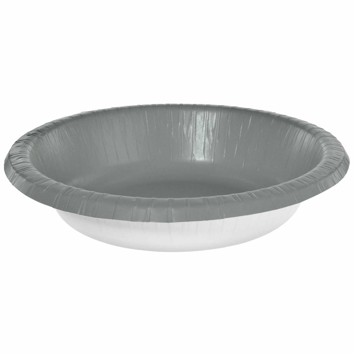 Amscan BASIC Silver - 20 oz. Paper Bowls, 20 Ct.