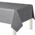 Amscan BASIC Silver - Flannel Backed Table Cover