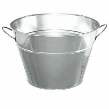 Amscan BASIC SILVER METAL PARTY TUB