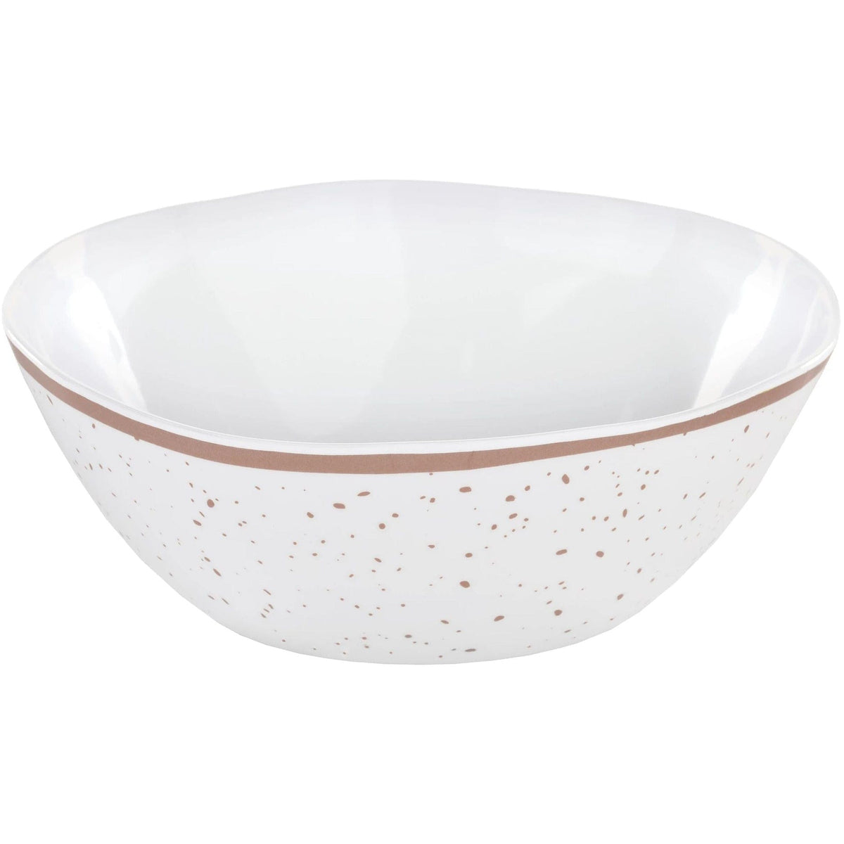 Amscan BASIC Small Melamine Bowl - Rose Gold Speckle