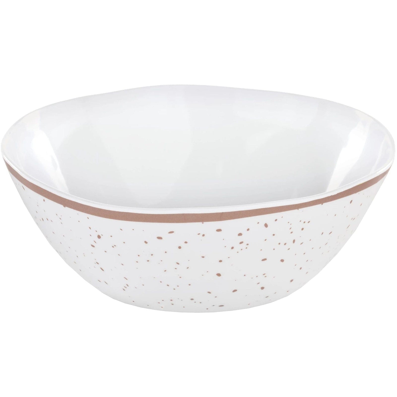 Amscan BASIC Small Melamine Bowl - Rose Gold Speckle