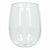 Amscan BASIC STEMLESS WINE GLASSES 8 CT