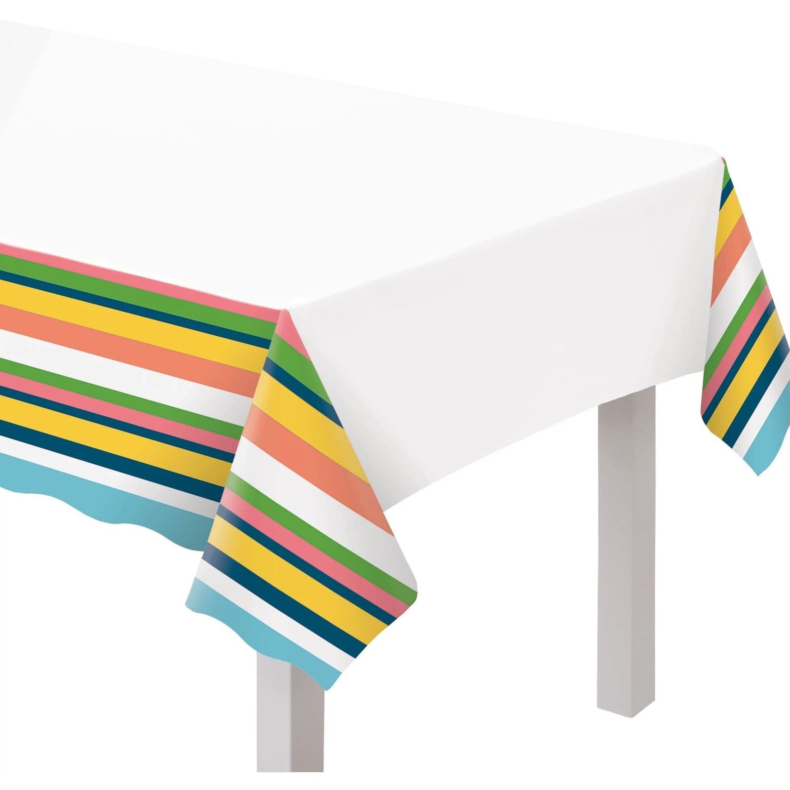 Amscan BASIC Summer Hues Plastic Table Cover