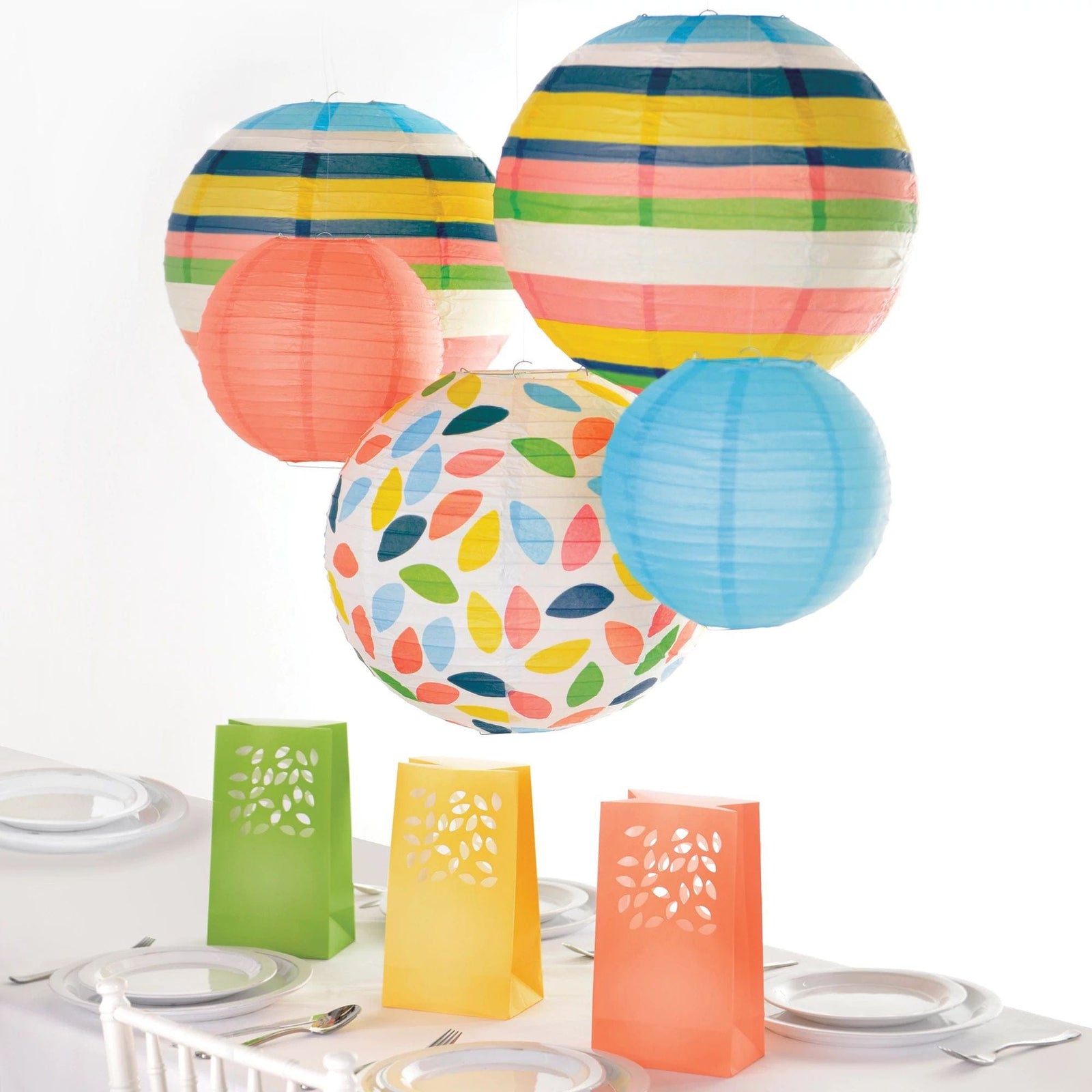 Amscan BASIC Summer Hues Table Decorating Kit