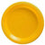 Amscan BASIC Sunshine Yellow Plastic Dessert Plates 20ct
