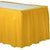 Amscan BASIC Sunshine Yellow Plastic Table Skirt