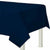 Amscan BASIC True Navy Blue Plastic Table Cover 54x108