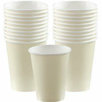 Amscan BASIC Vanilla Cream Paper Cups 20ct