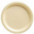 Amscan BASIC Vanilla Cream Paper Dessert Plates 20ct