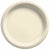 Amscan BASIC Vanilla Creme - 10" Round Paper Plates, 50 Ct.