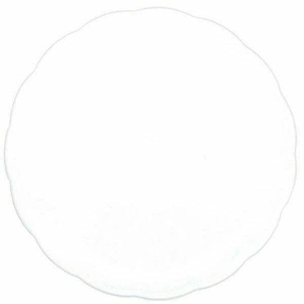 Amscan BASIC WHITE 12&quot; ROUND TRAY