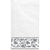 Amscan BASIC White With Silver Trim Premium Quality Guest Towels