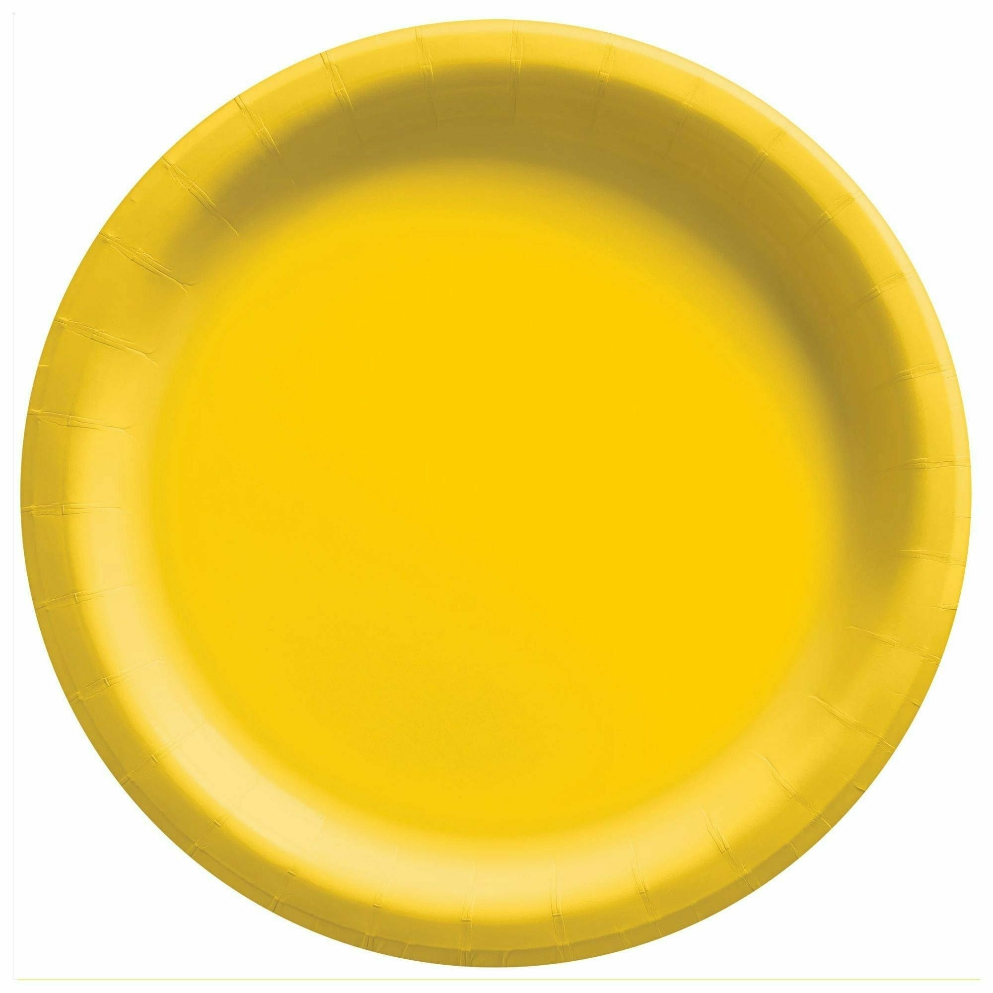 Amscan BASIC Yellow Sunshine - 10" Paper Lunch Plates 20ct