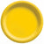 Amscan BASIC Yellow Sunshine - 8 1/2" Round Paper Plates, 50 Ct.