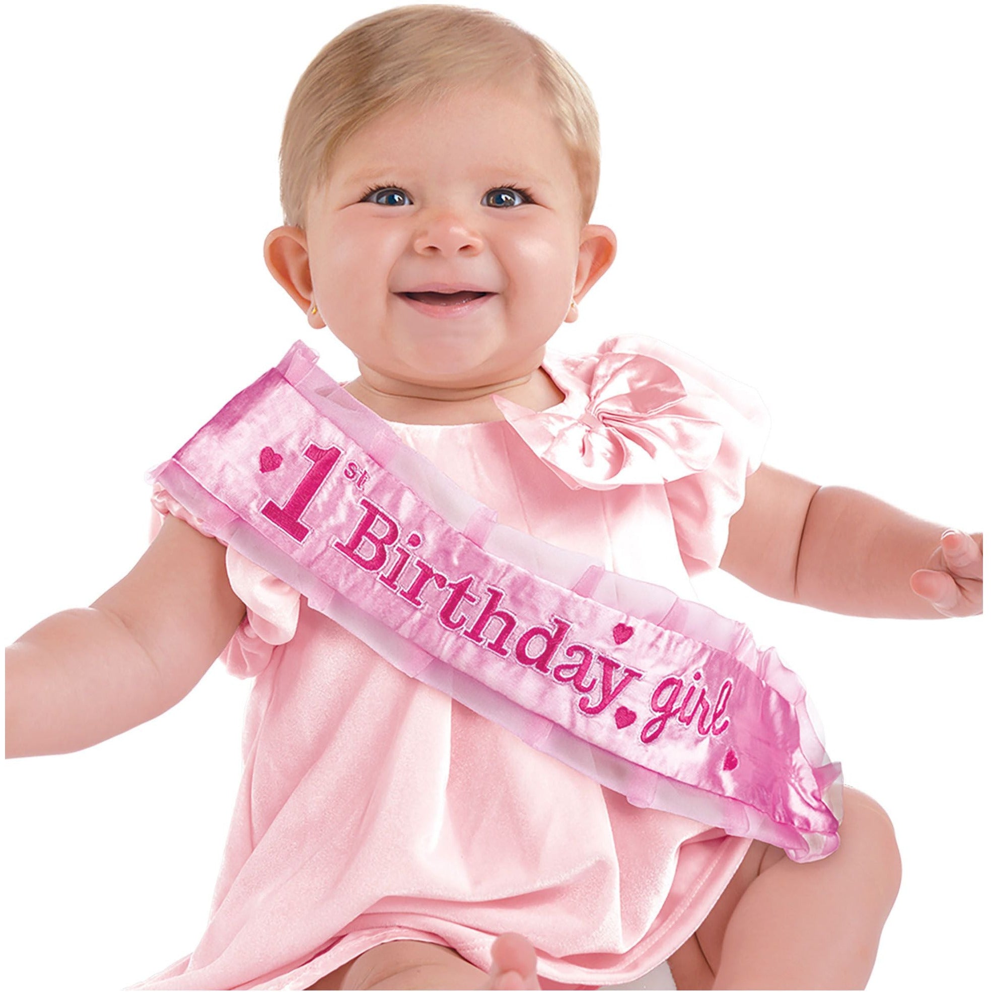 Amscan BIRTHDAY: 1ST BDAY Girl's 1st Birthday Novelty Sash